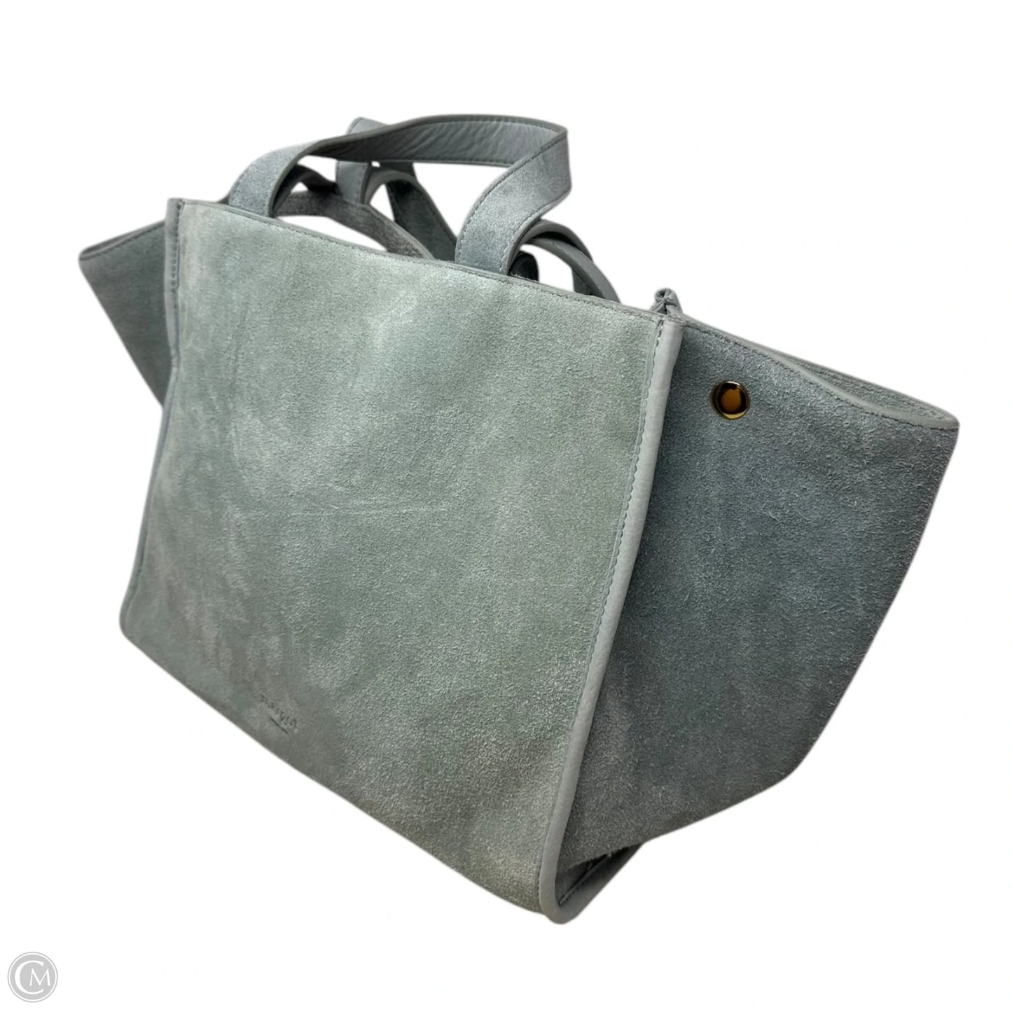 Jamee Suede Double Handle Handbag Leather By Margot, Size: Medium