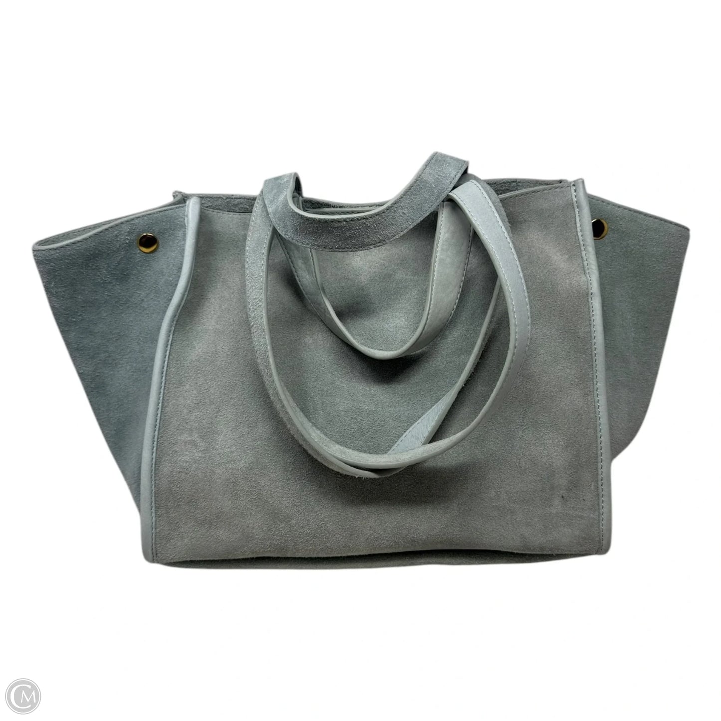 Jamee Suede Double Handle Handbag Leather By Margot, Size: Medium