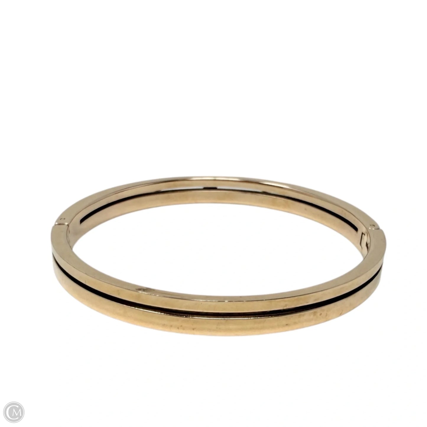 White Rose-Gold Plated Thrilling Bangle Bracelet By Swarovski