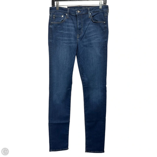 Jeans Skinny By H&m In Blue Denim, Size: 14