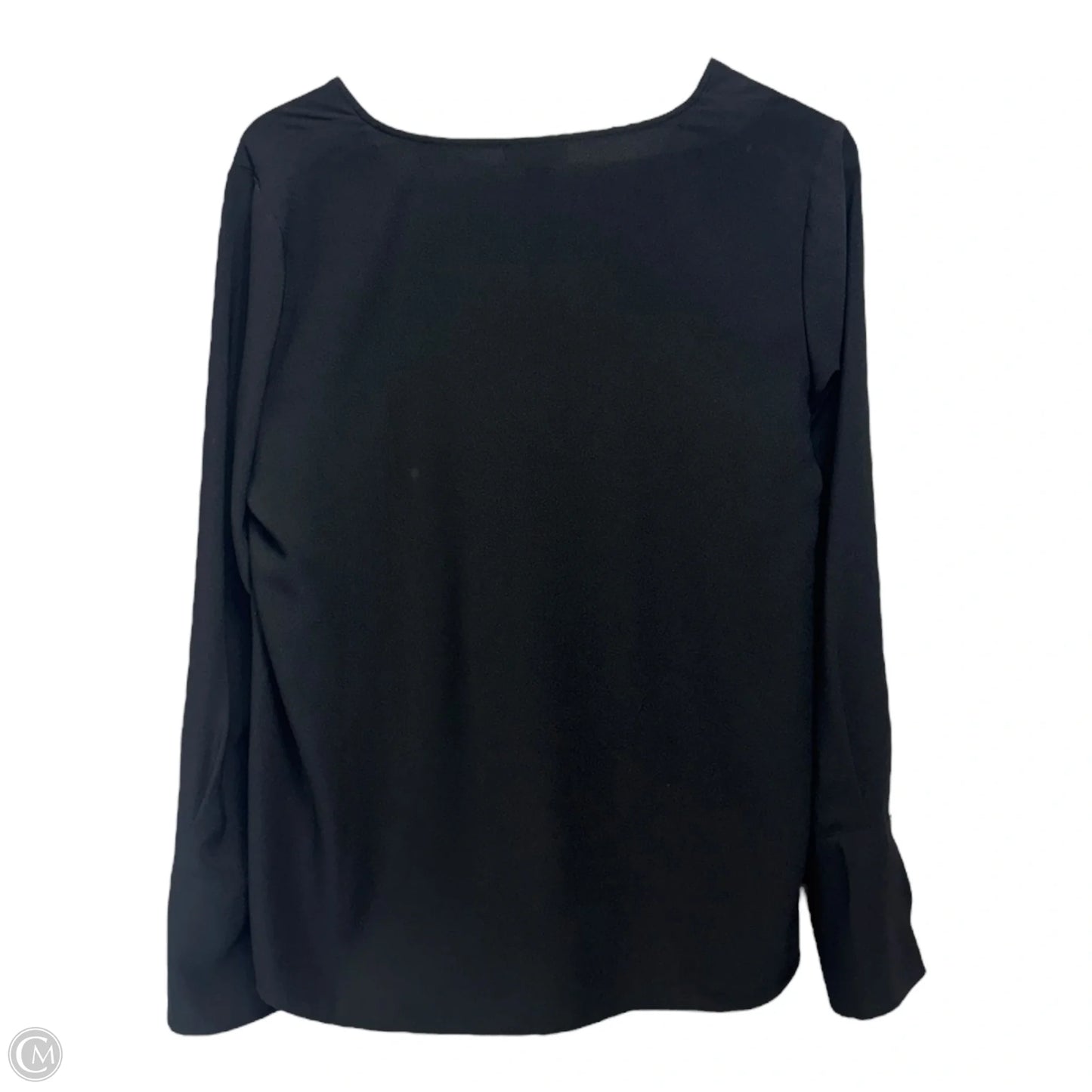Top Long Sleeve By Chelsea 28 In Black, Size: M
