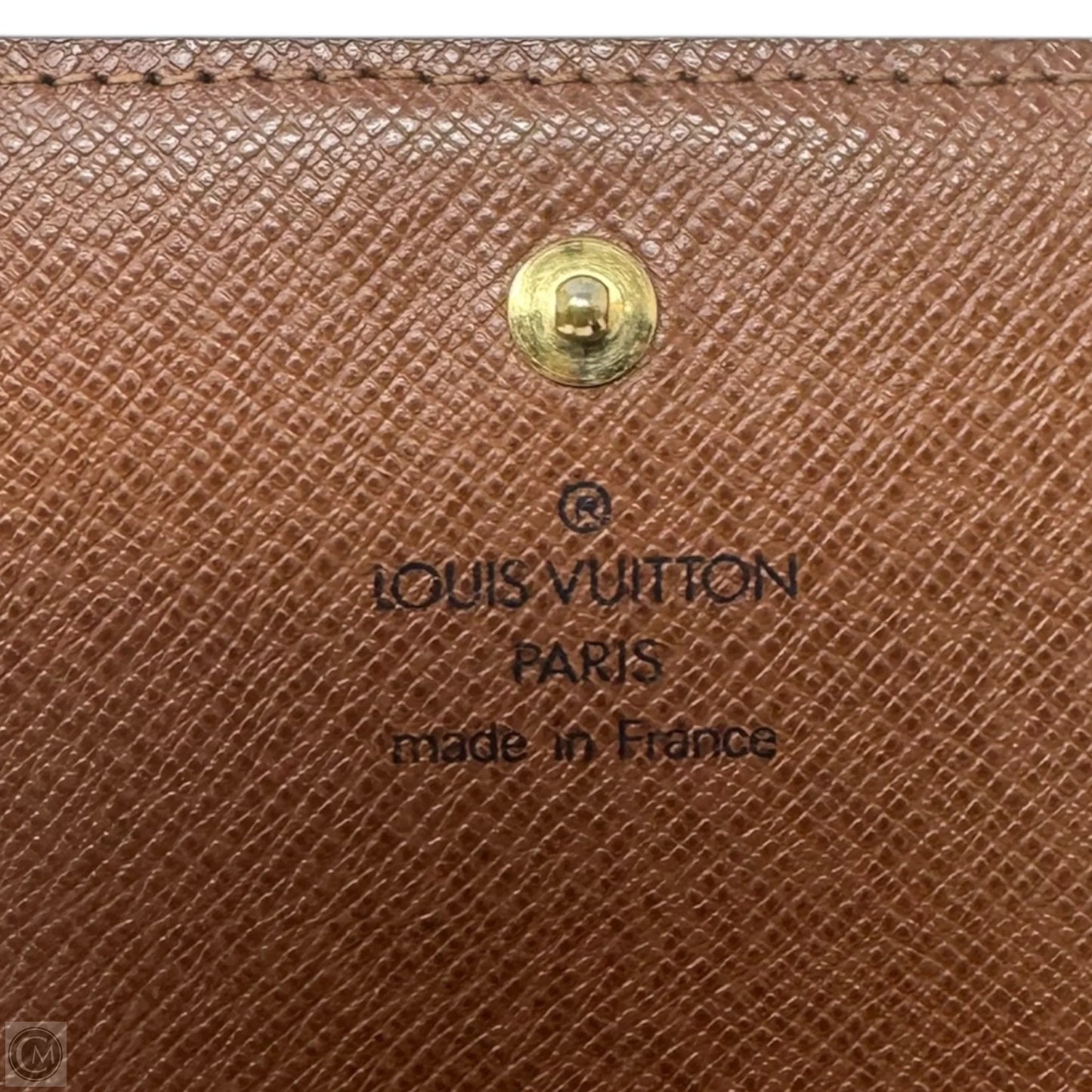 Trésor Monogram Bifold Wallet Luxury Designer By Louis Vuitton, Size: Medium