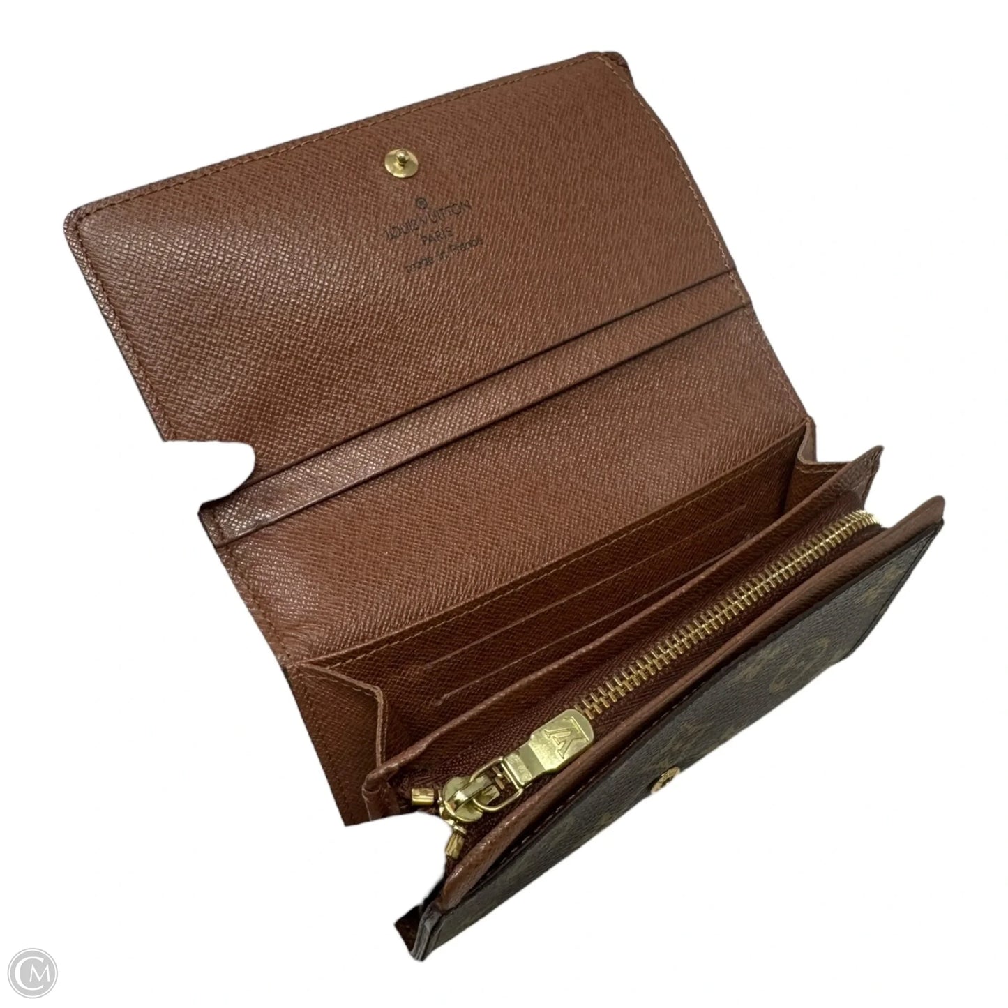 Trésor Monogram Bifold Wallet Luxury Designer By Louis Vuitton, Size: Medium