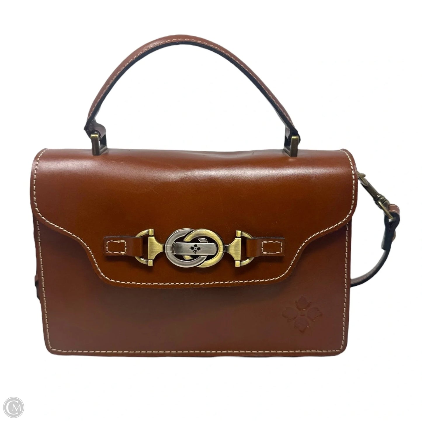 Porcili Top Handle Handbag Designer By Patricia Nash, Size: Medium
