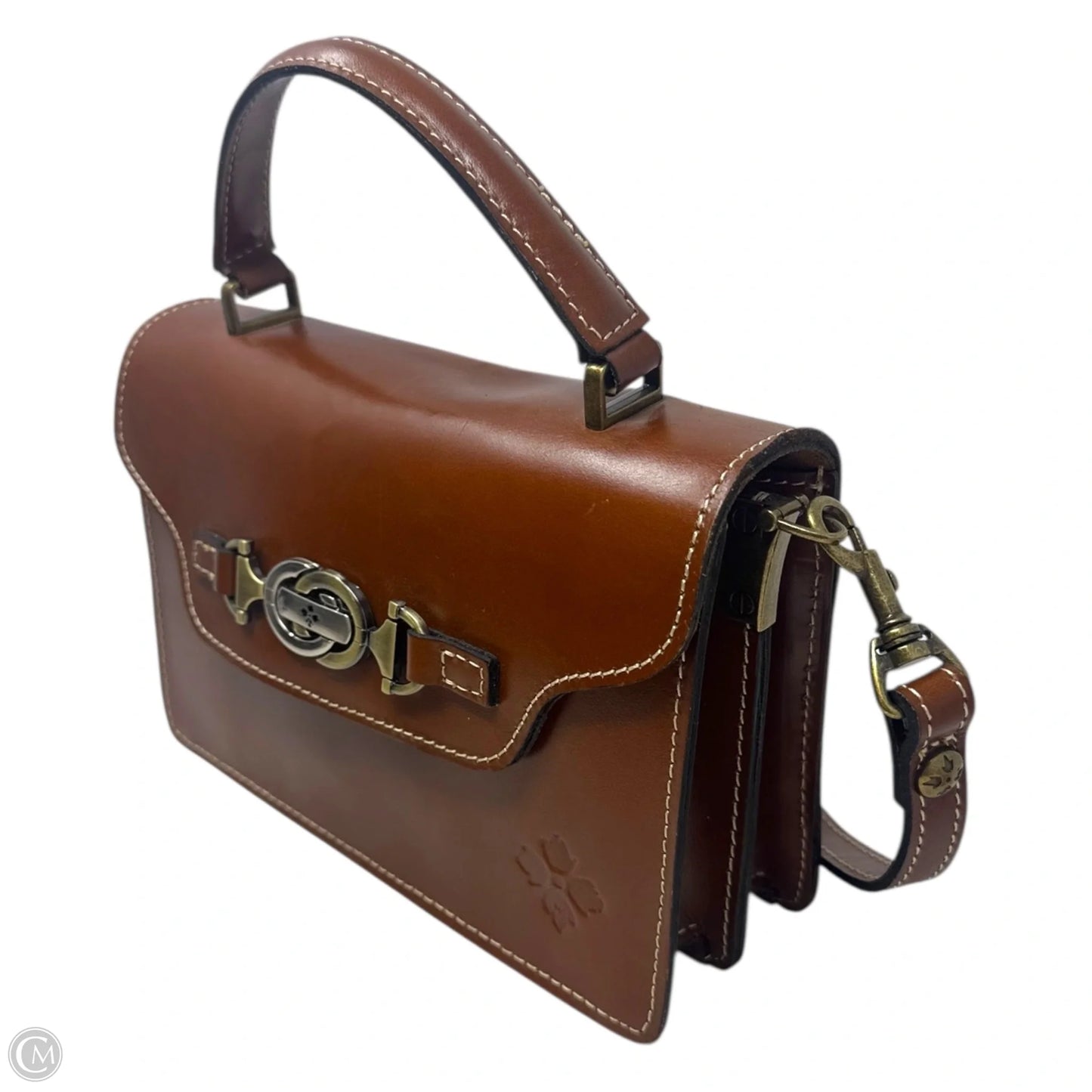 Porcili Top Handle Handbag Designer By Patricia Nash, Size: Medium