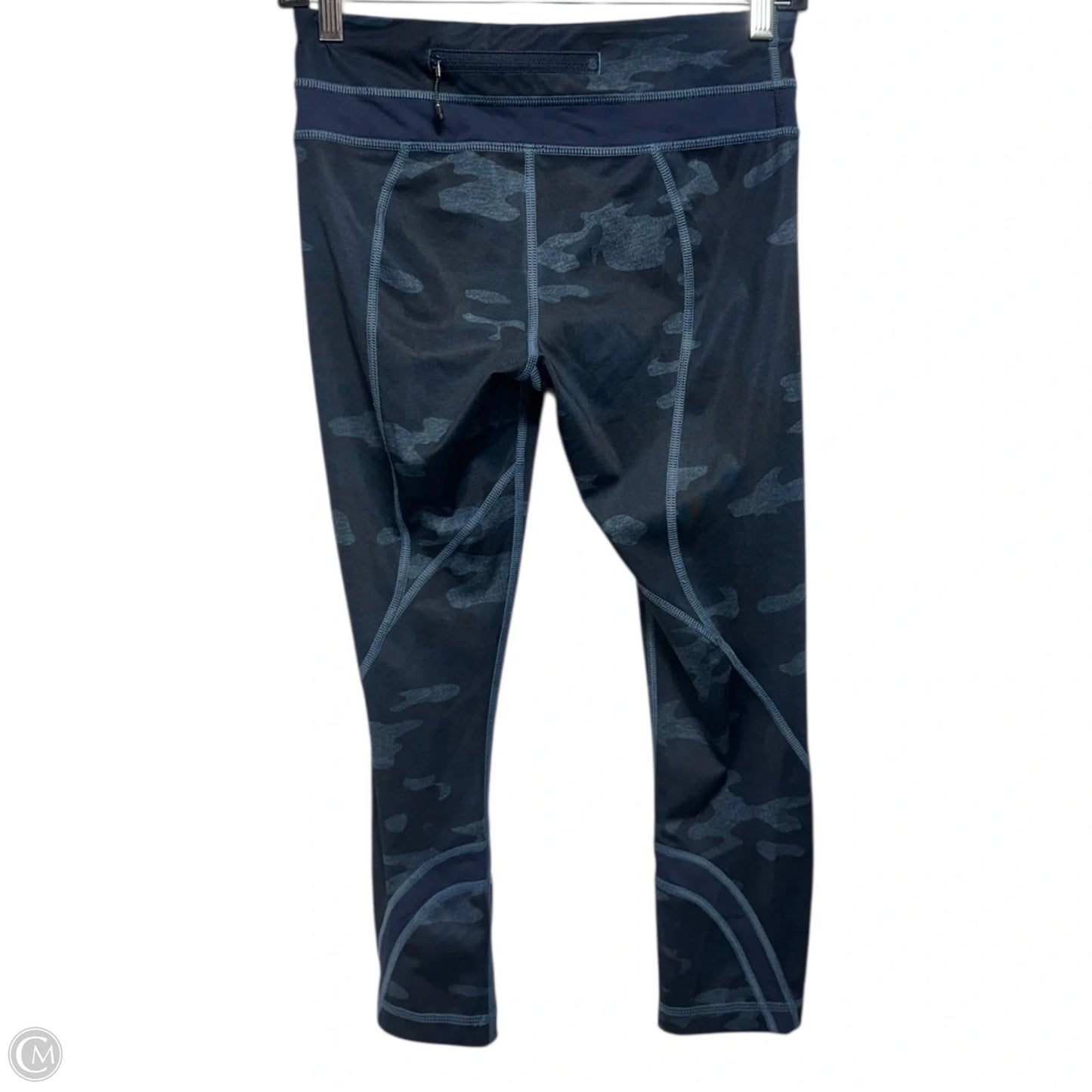 Athletic Capris By Lululemon In Blue, Size: 4