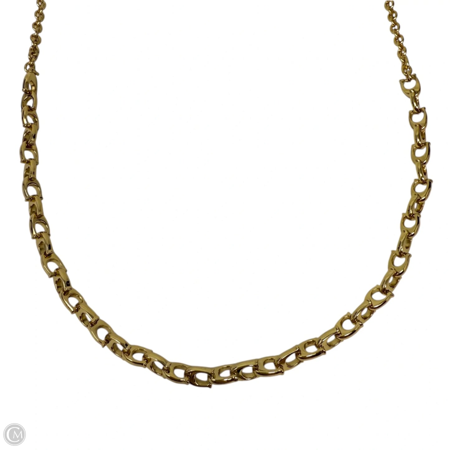 Signature Chain Link Choker Necklace Designer By Coach