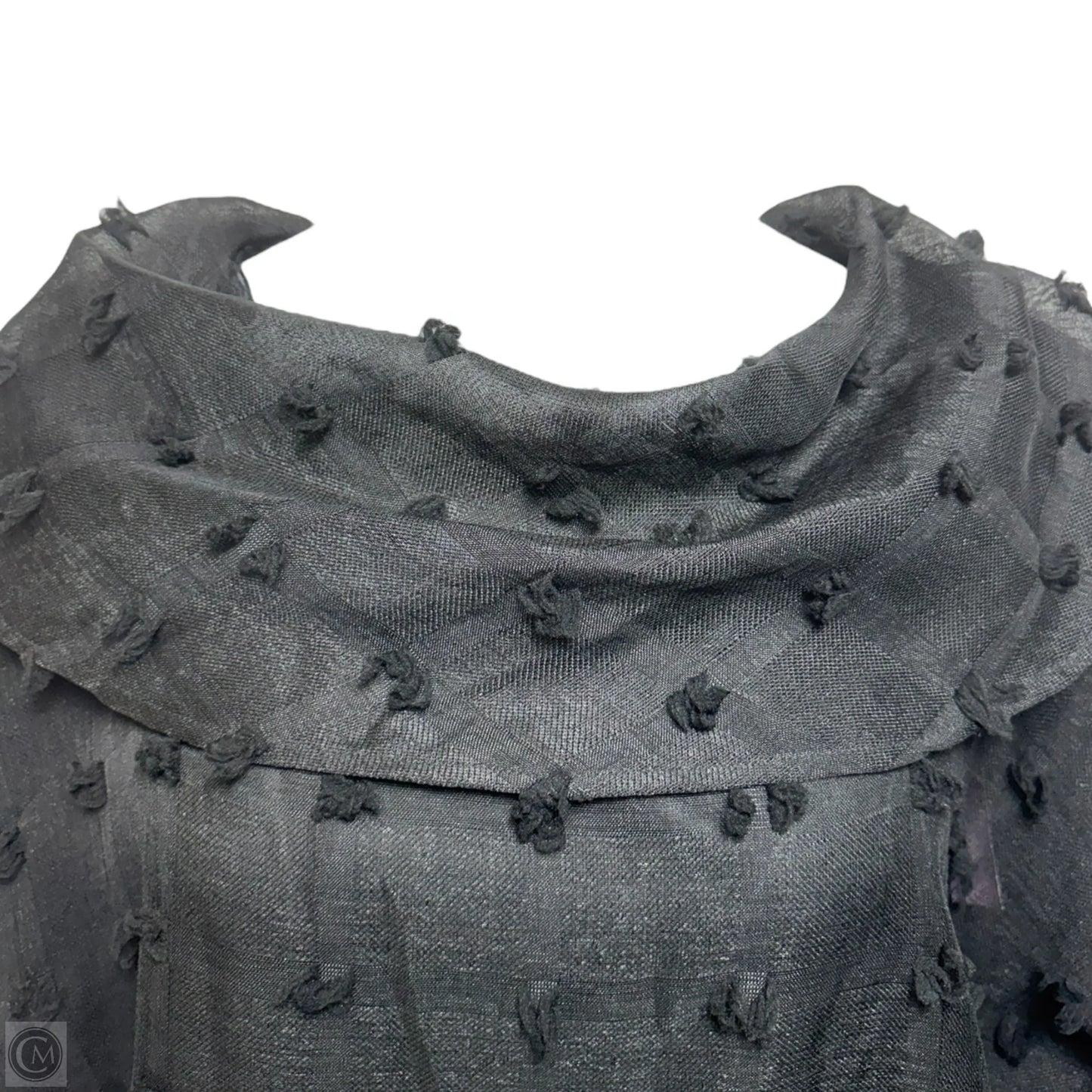 Swiss Dot Top 2pc Short Sleeve By Ic By Connie K In Black, Size: M