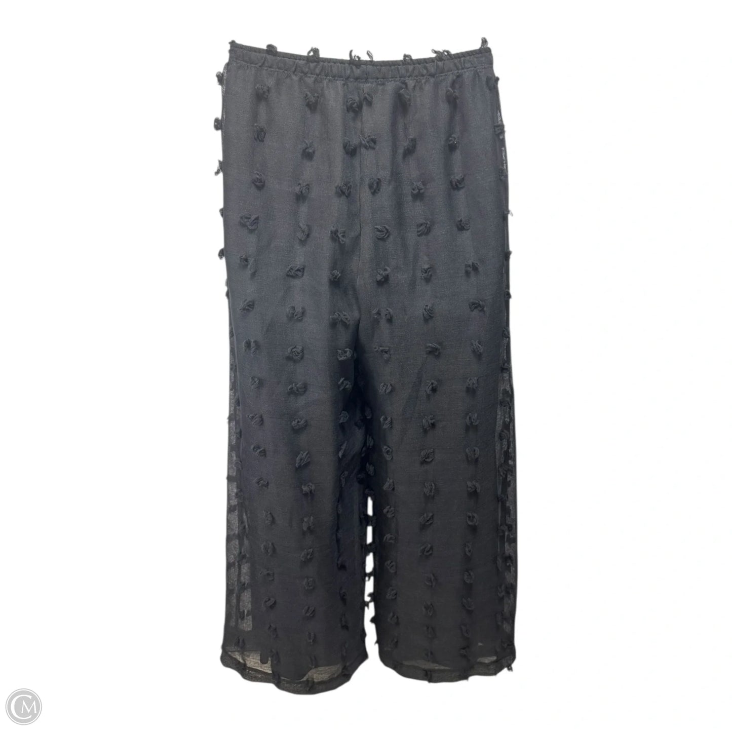 Swiss Dot Pants Lounge By Ic By Connie K In Black, Size: M