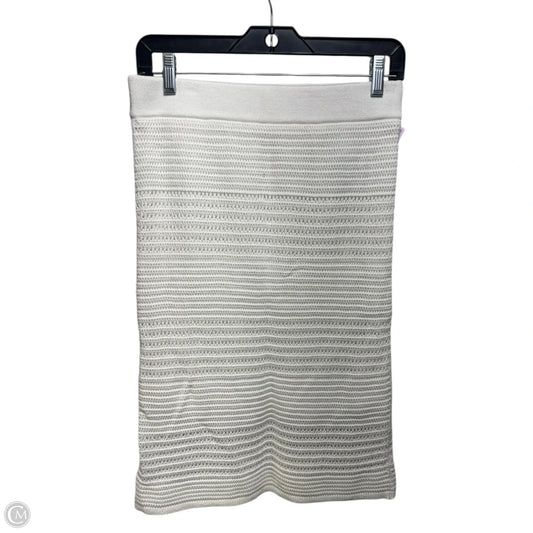 Crochet Skirt Midi By Gap In White, Size: S