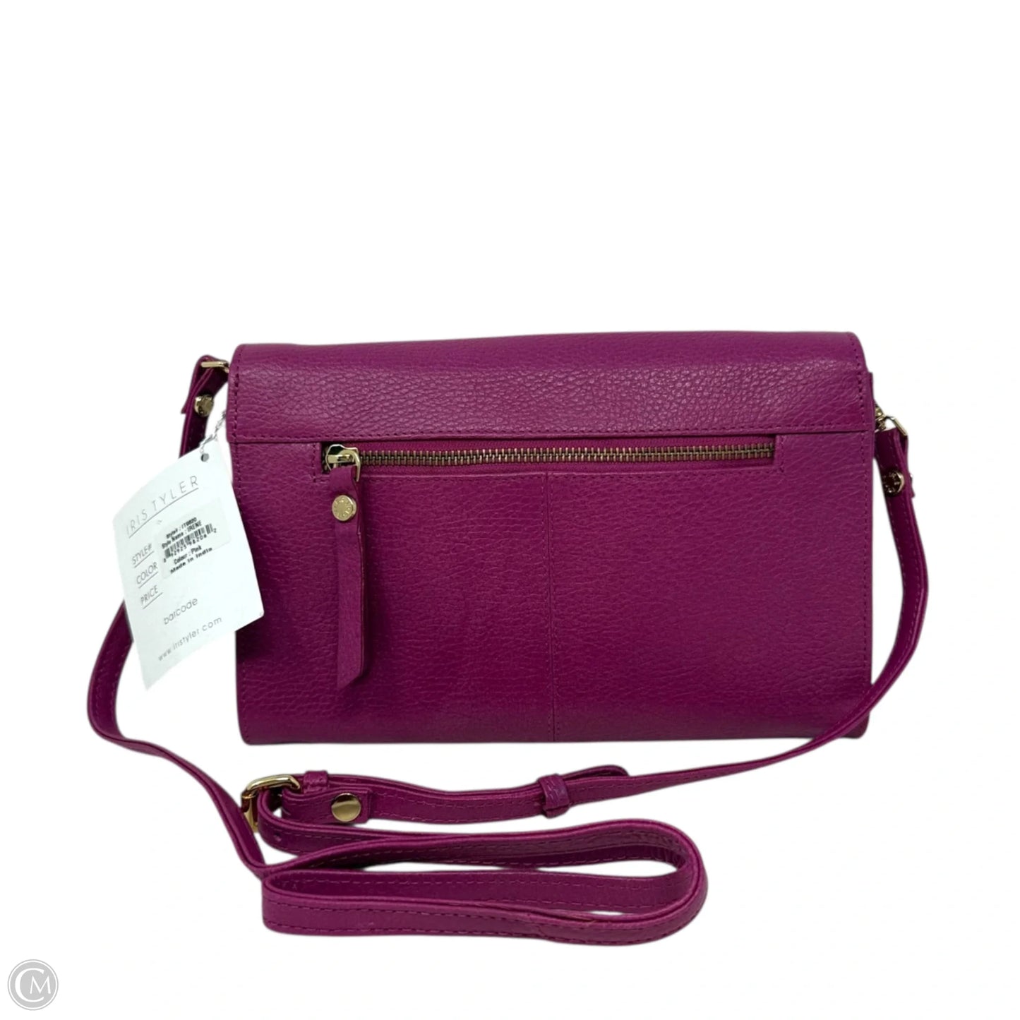 Irene Handbag Leather By Iris Tyler, Size: Small