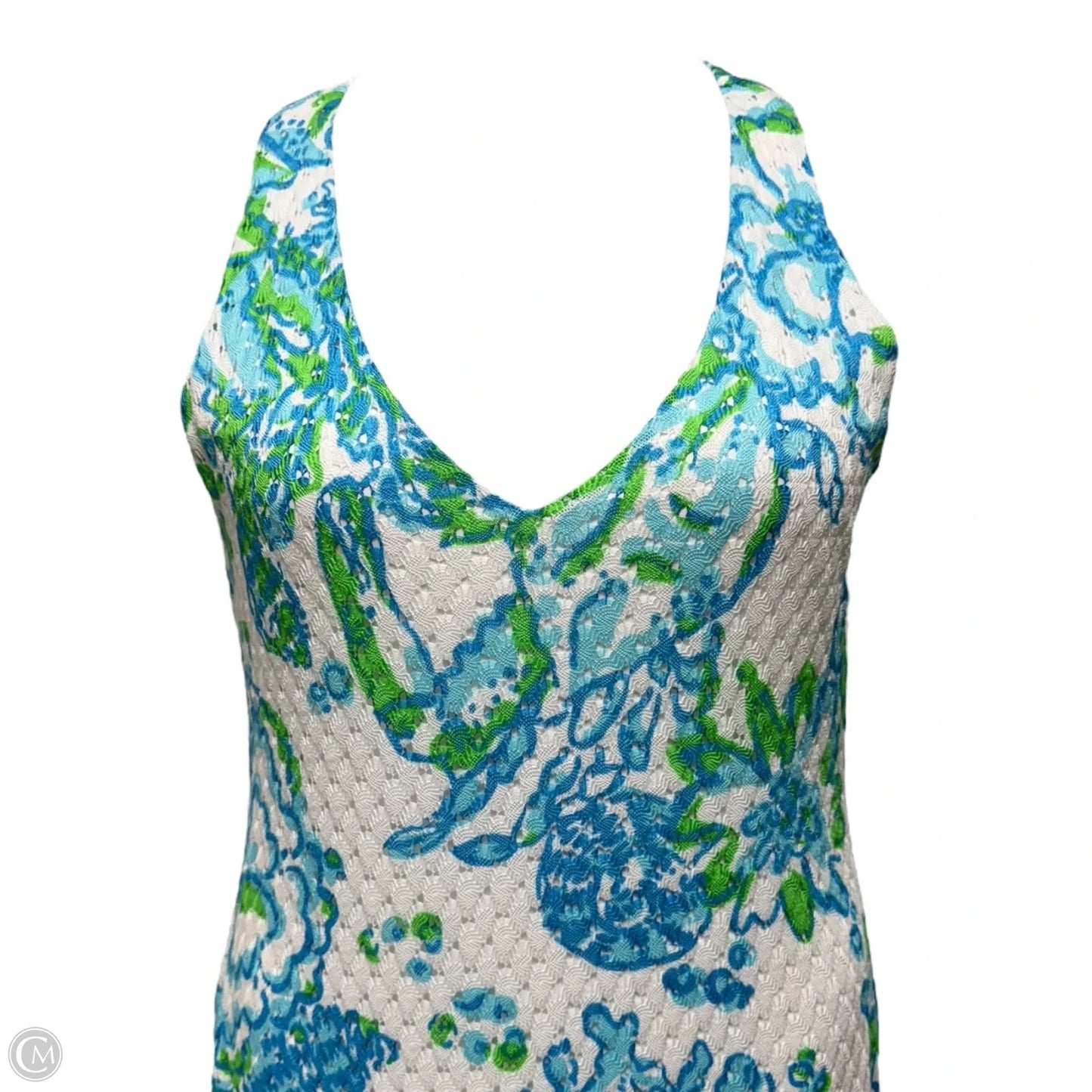 Astoria Crochet Maxi Dress Designer By Lilly Pulitzer In Northeast Habah Resort White, Size: M