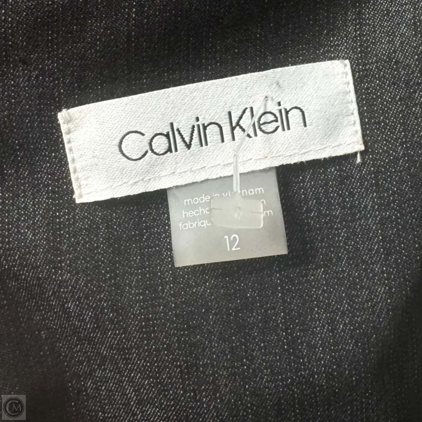 Jumpsuit By Calvin Klein In Grey, Size: 12