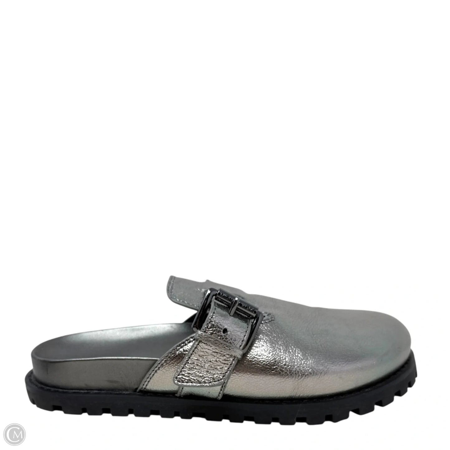 Judd Slip-On Clog Flats By Michael By Michael Kors In Silver, Size: 7.5