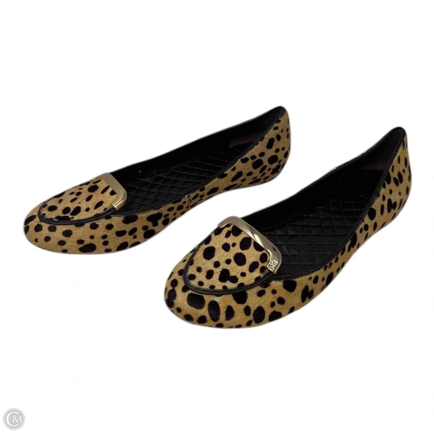 Ponyhair Cheetah Flats Shoes Designer By Tory Burch In Animal Print, Size: 10.5