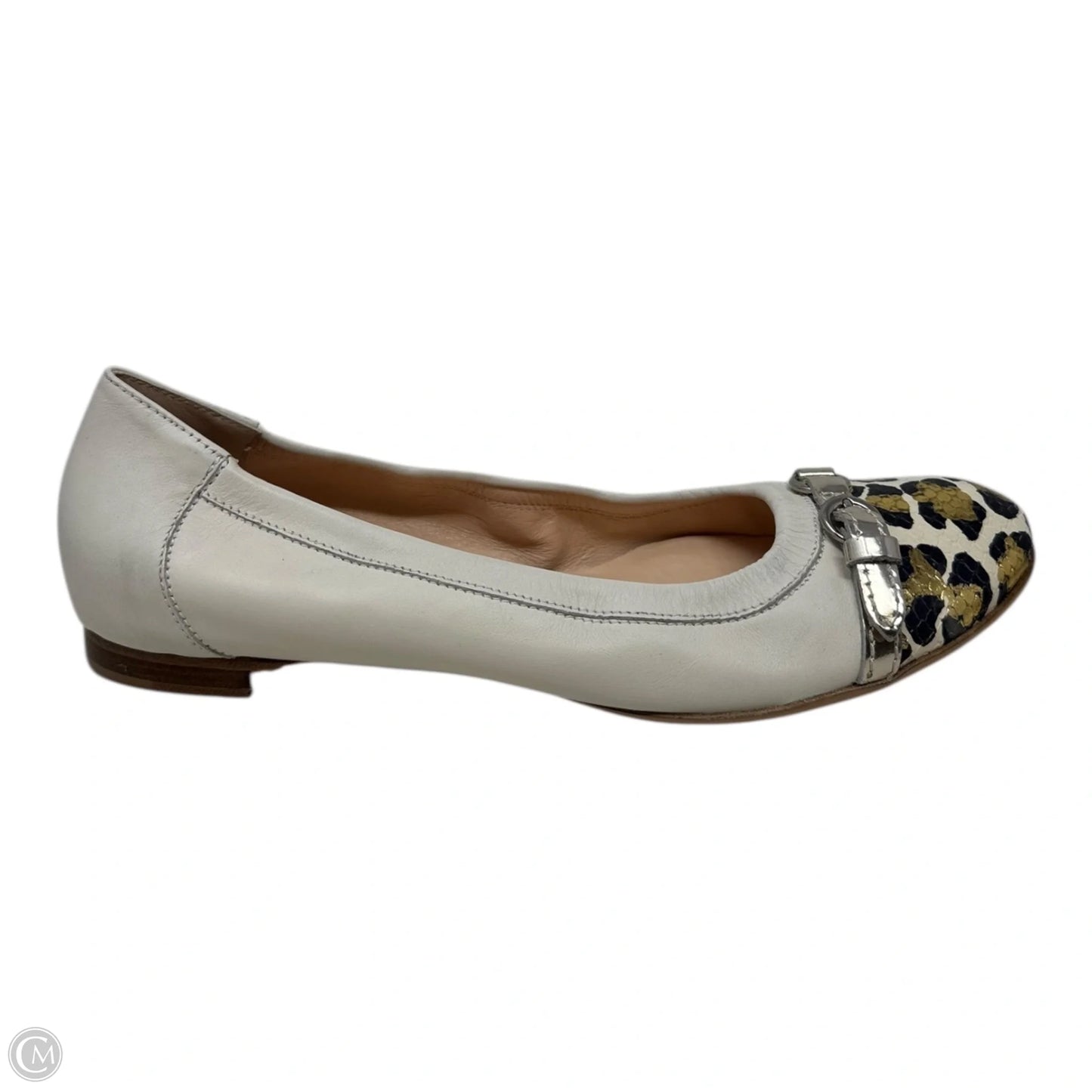 Monika Cap Toe Shoes Flats By Agl In Animal Print, Size: 12