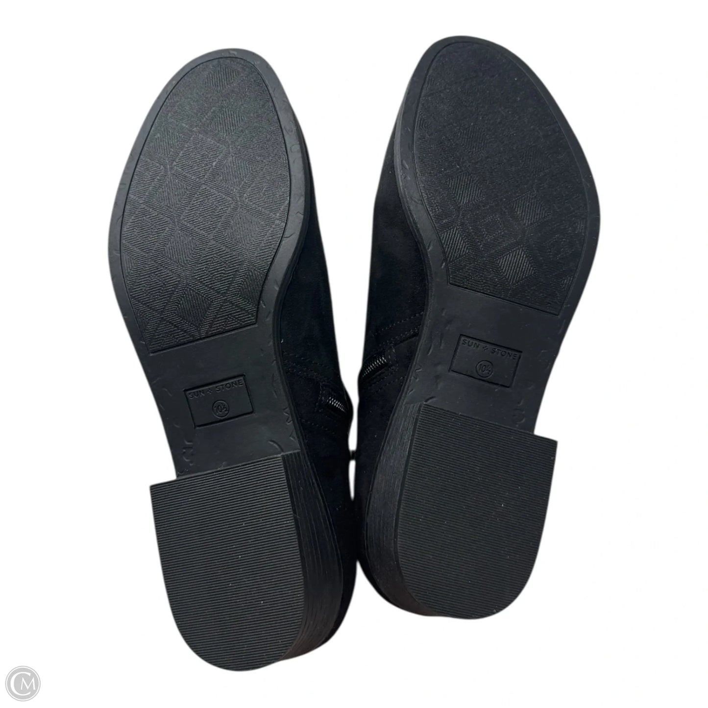 Cadee Boots Ankle Flats By Sun + Stone In Black, Size: 10.5