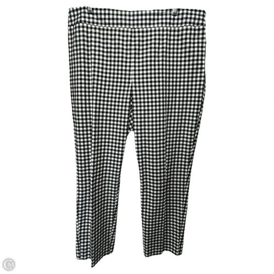 Pants Cropped By Talbots In Checkered Pattern, Size: 16