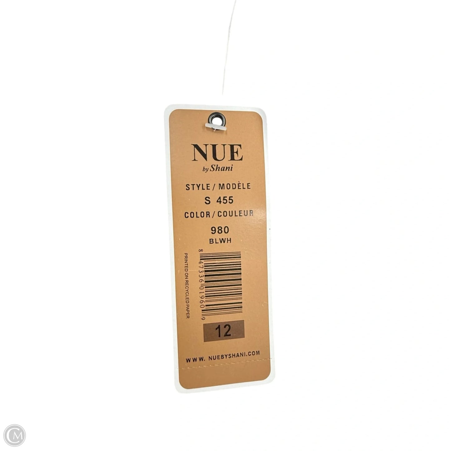 Strapless Sheath Dress By Nue By Shani In Black & White, Size: 12