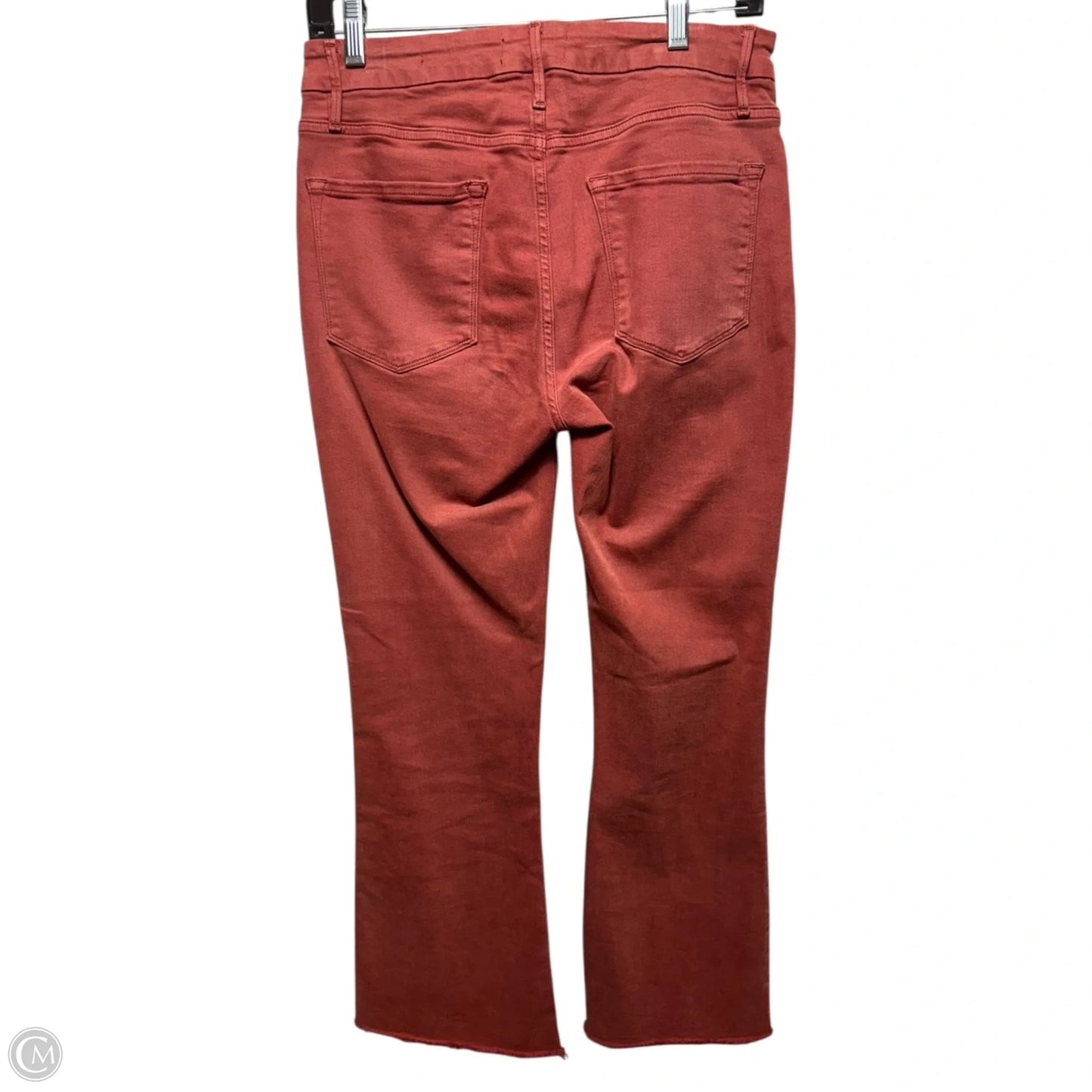 Le Crop Mini Boot Jeans By Frame In Orange, Size: 6/28