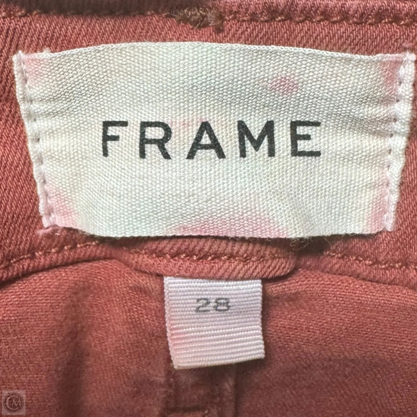 Le Crop Mini Boot Jeans By Frame In Orange, Size: 6/28