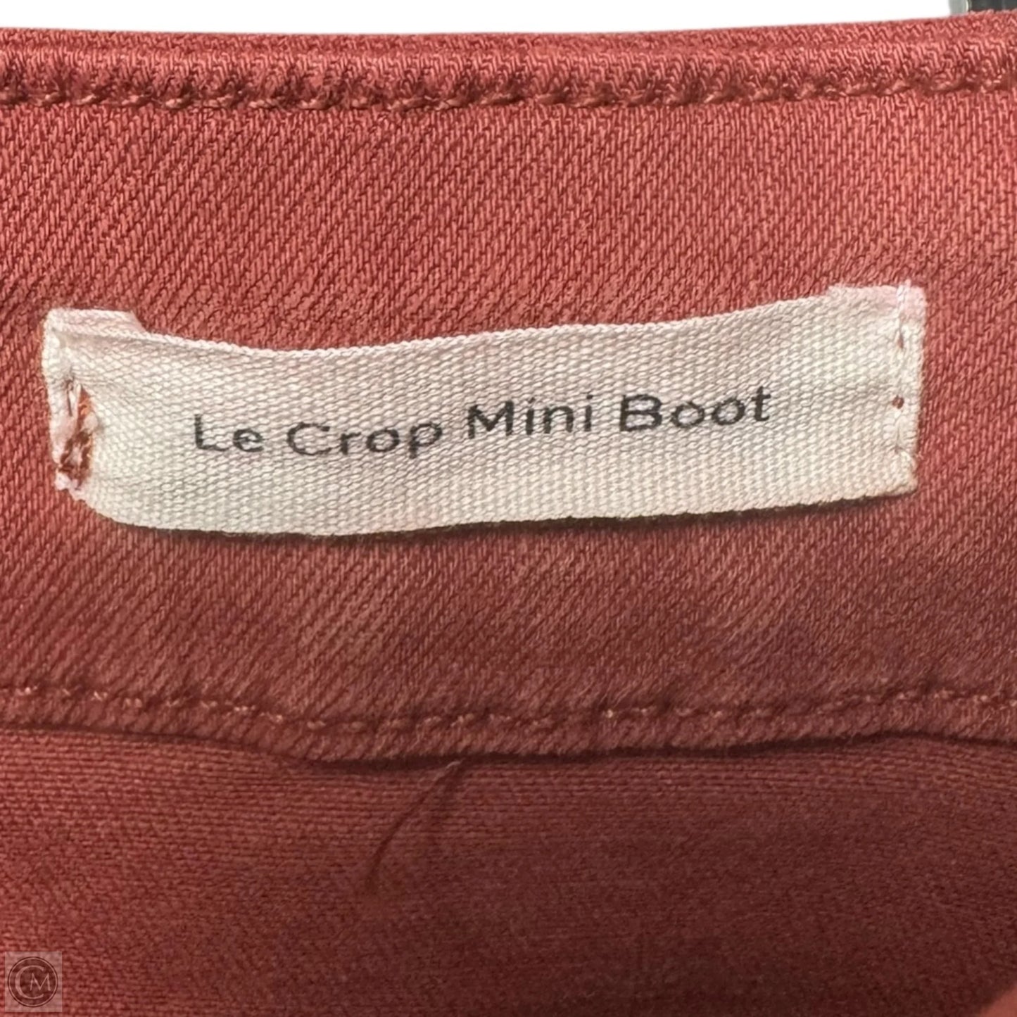 Le Crop Mini Boot Jeans By Frame In Orange, Size: 6/28
