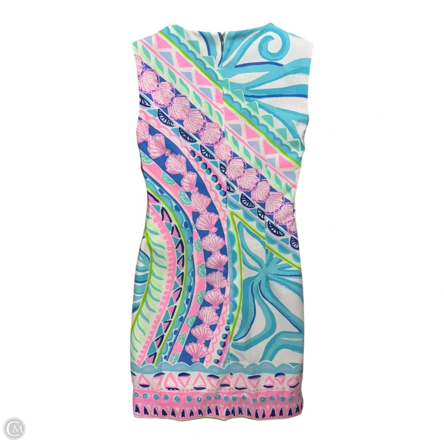Narissa Stretch Shift Dress Designer By Lilly Pulitzer In Nautical Print, Size: 8
