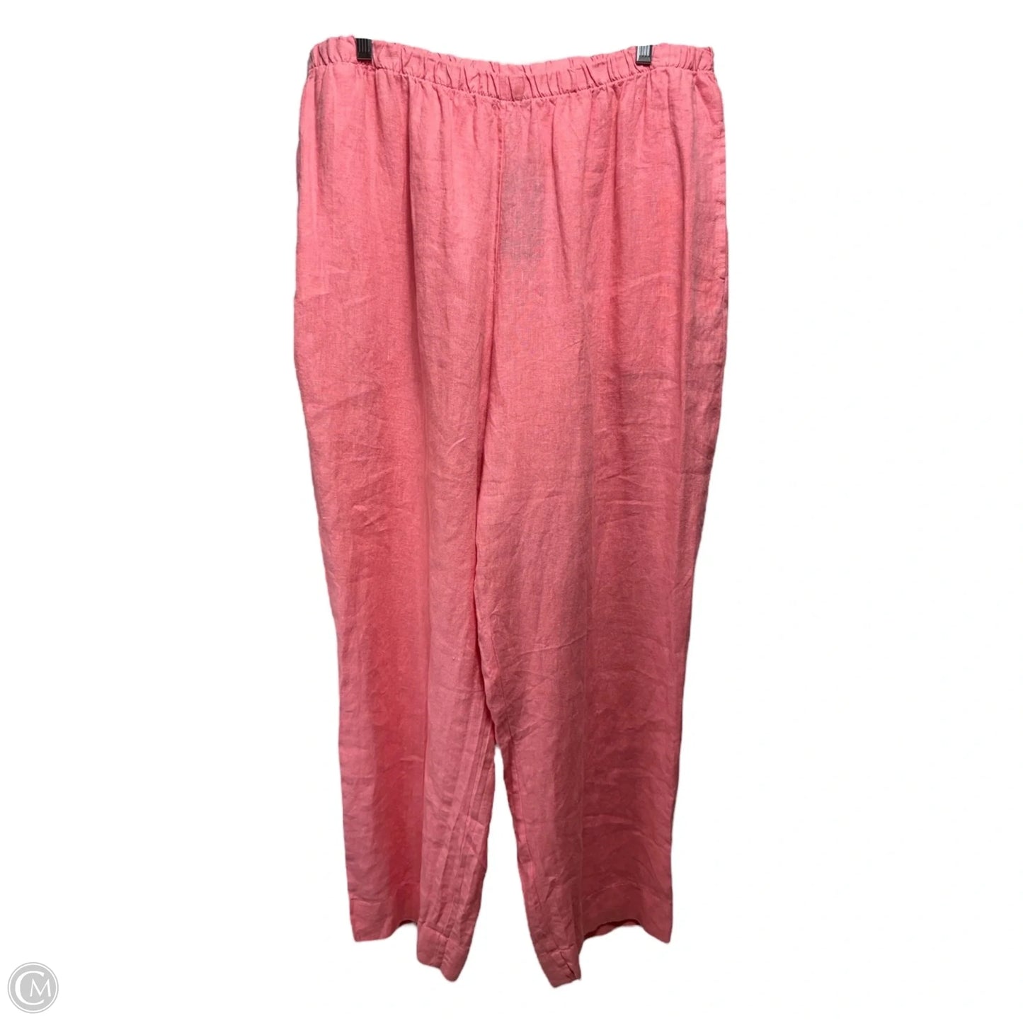 Pants Linen By Bryn Walker In Coral, Size: Xxl