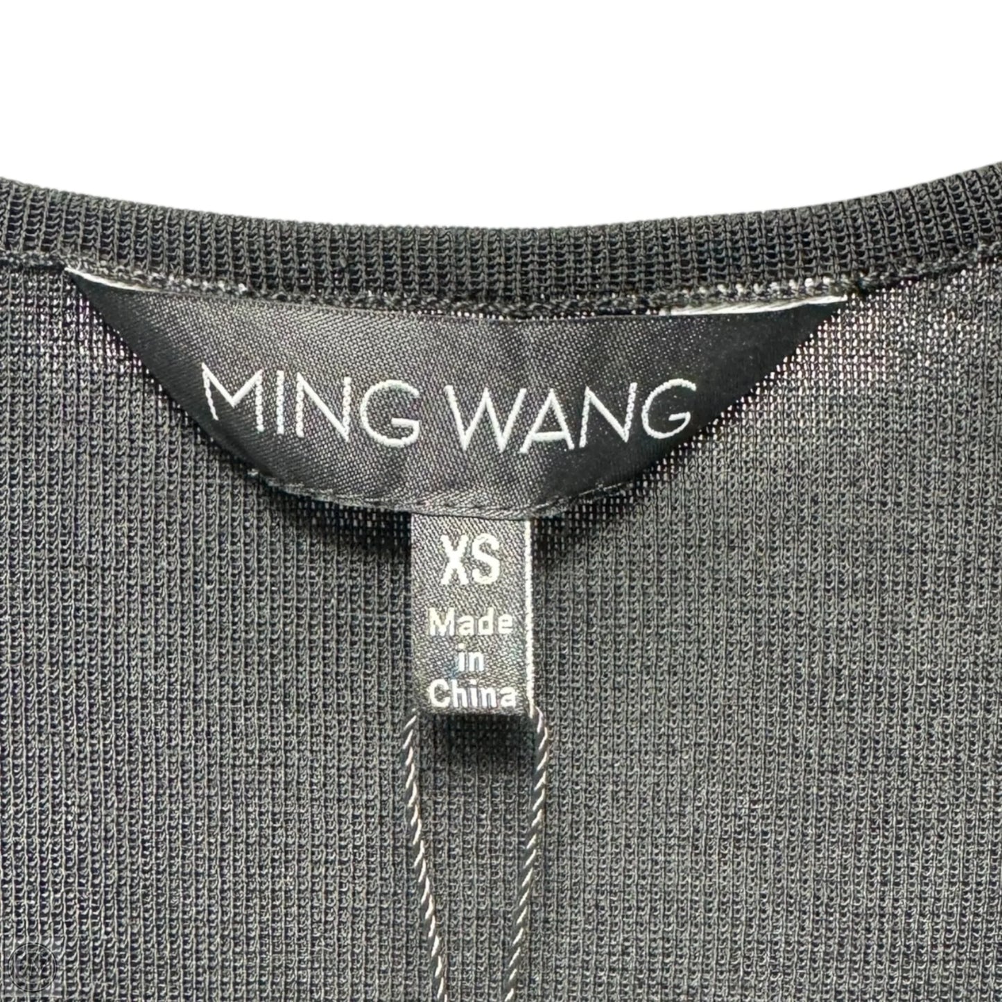 Top Long Sleeve By Ming Wang In Black, Size: Xs