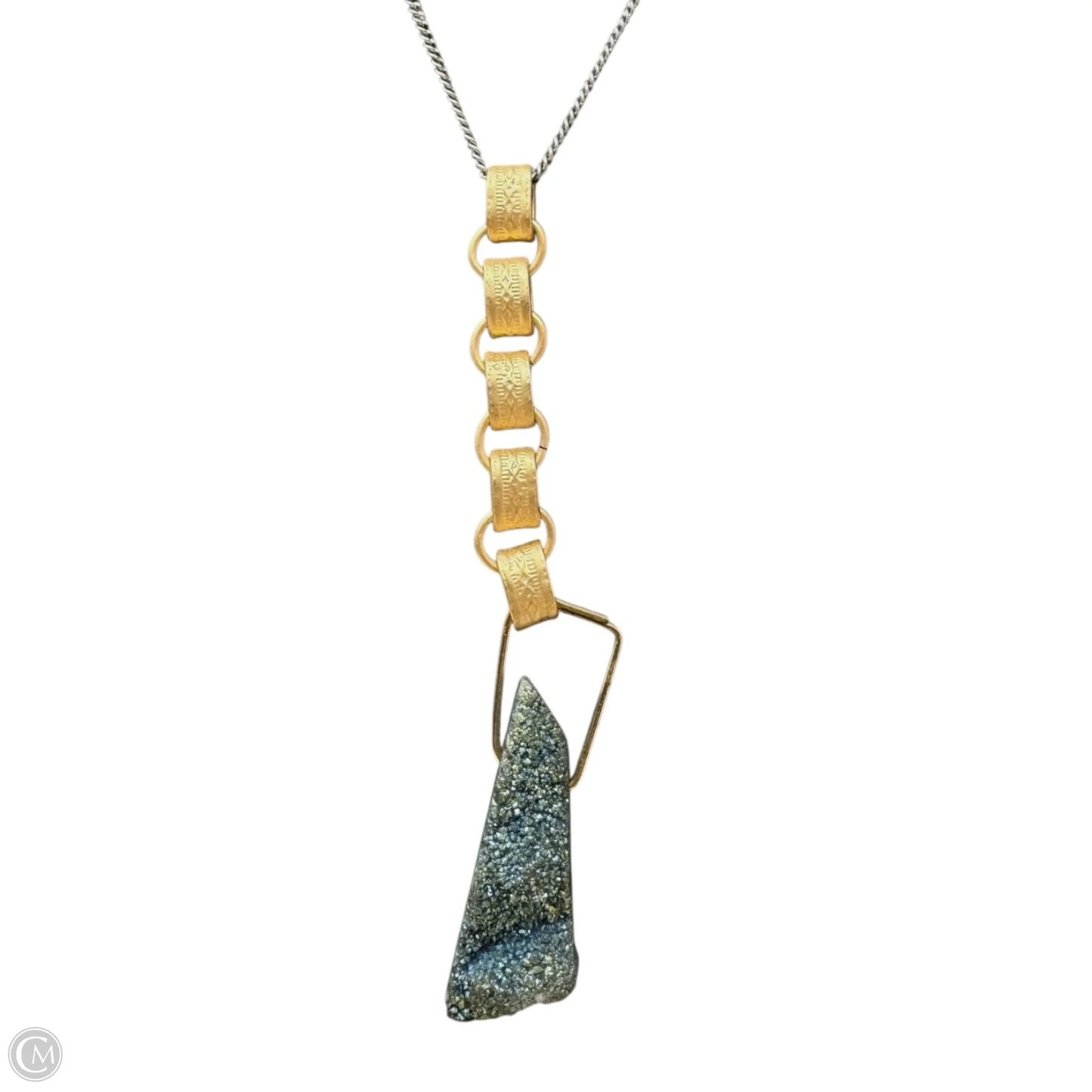 Druzy Link Necklace