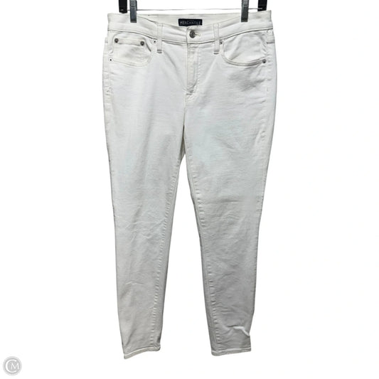 Jeans Straight By J. Crew In White, Size: 8, W29xL28