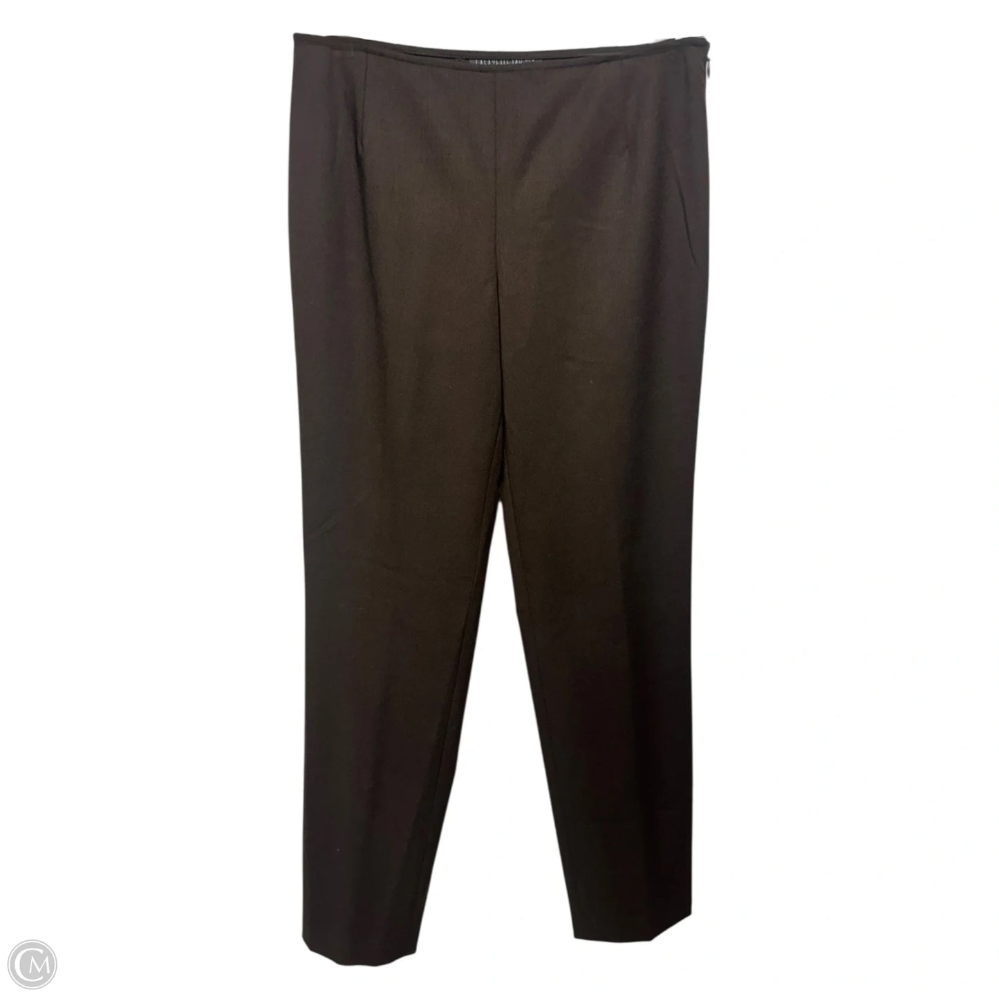 Stanton Stretch Wool Pants Designer By Lafayette 148 In Dark Brown, Size: 4