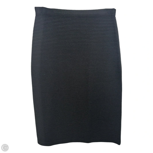 Knit Skirt Designer By Lafayette 148 In Black, Size: S