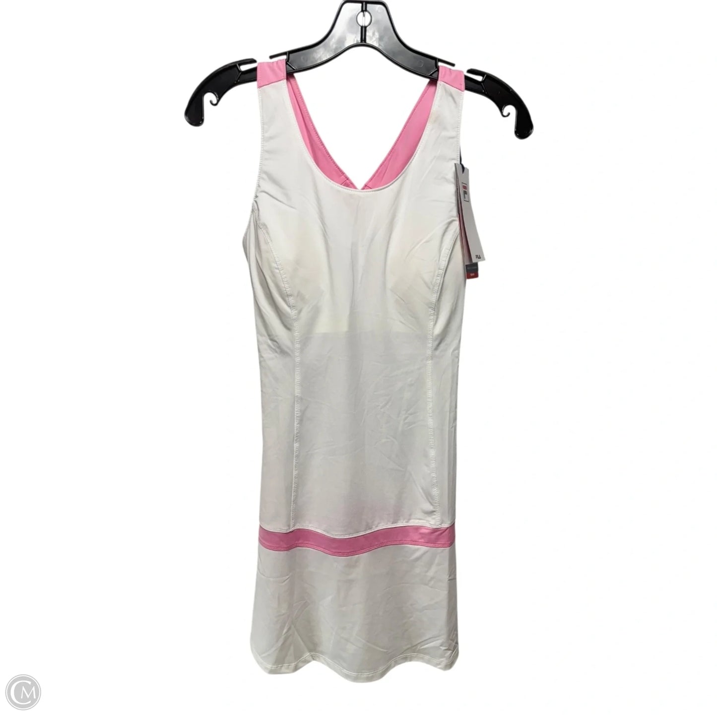 Athletic Dress By Fila In White, Size: M