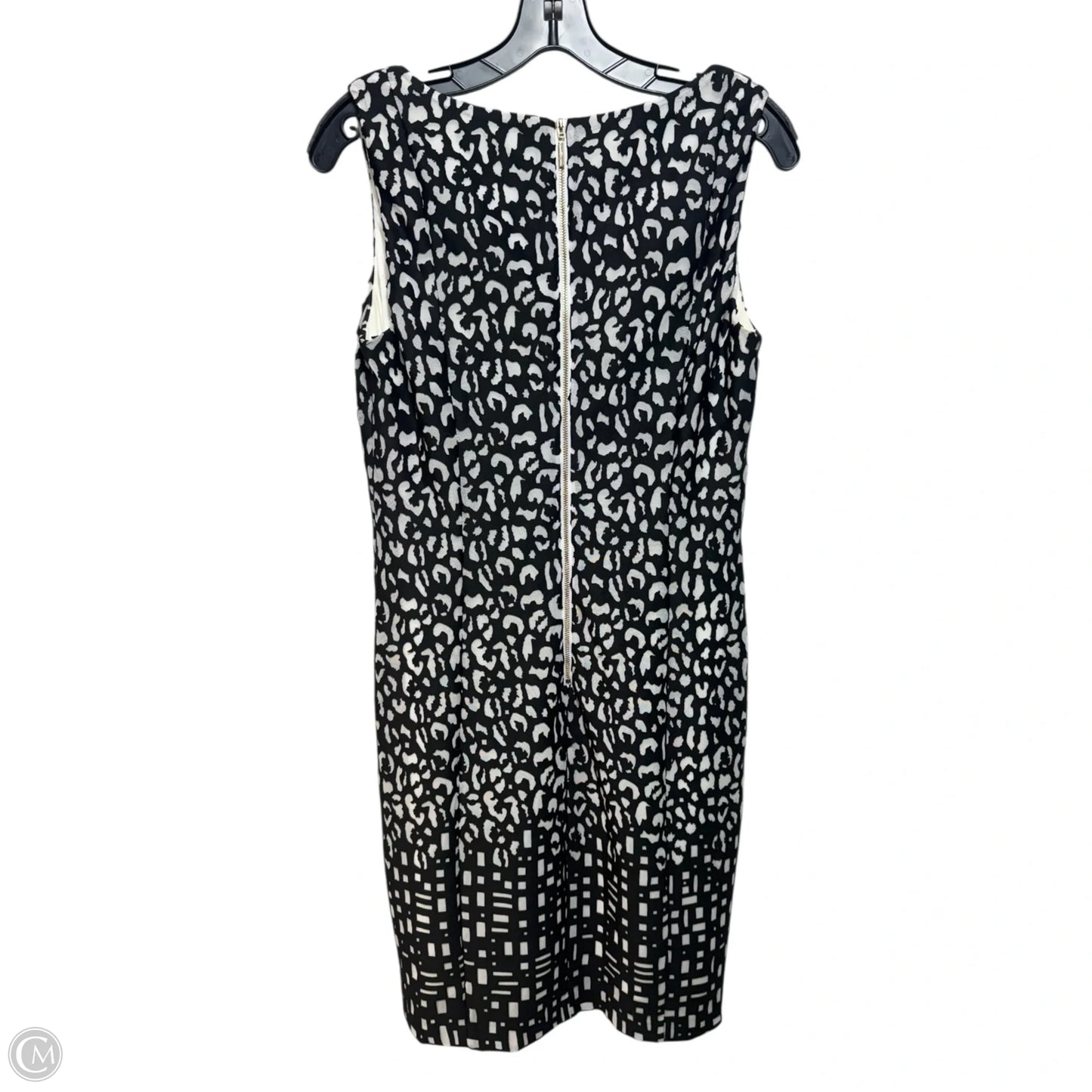 Dress Designer By Karl Lagerfeld In Black & White, Size: 8