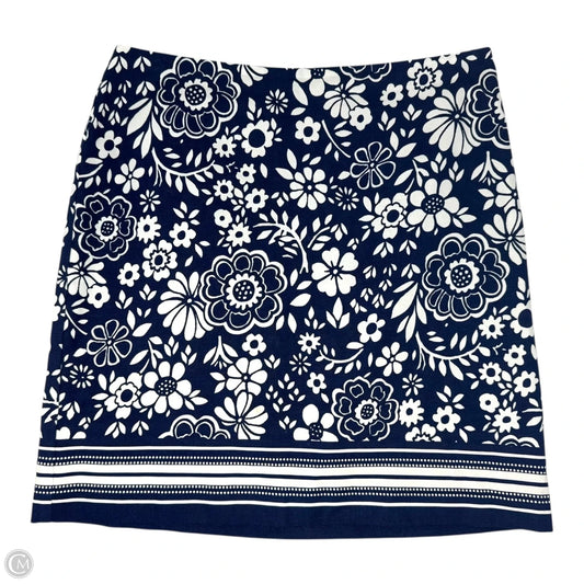 Skirt Mini & Short By Talbots In Floral Print, Size: 4p