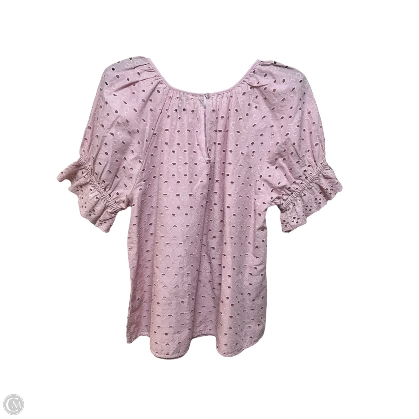 Top Short Sleeve By Universal Thread In Mauve, Size: S