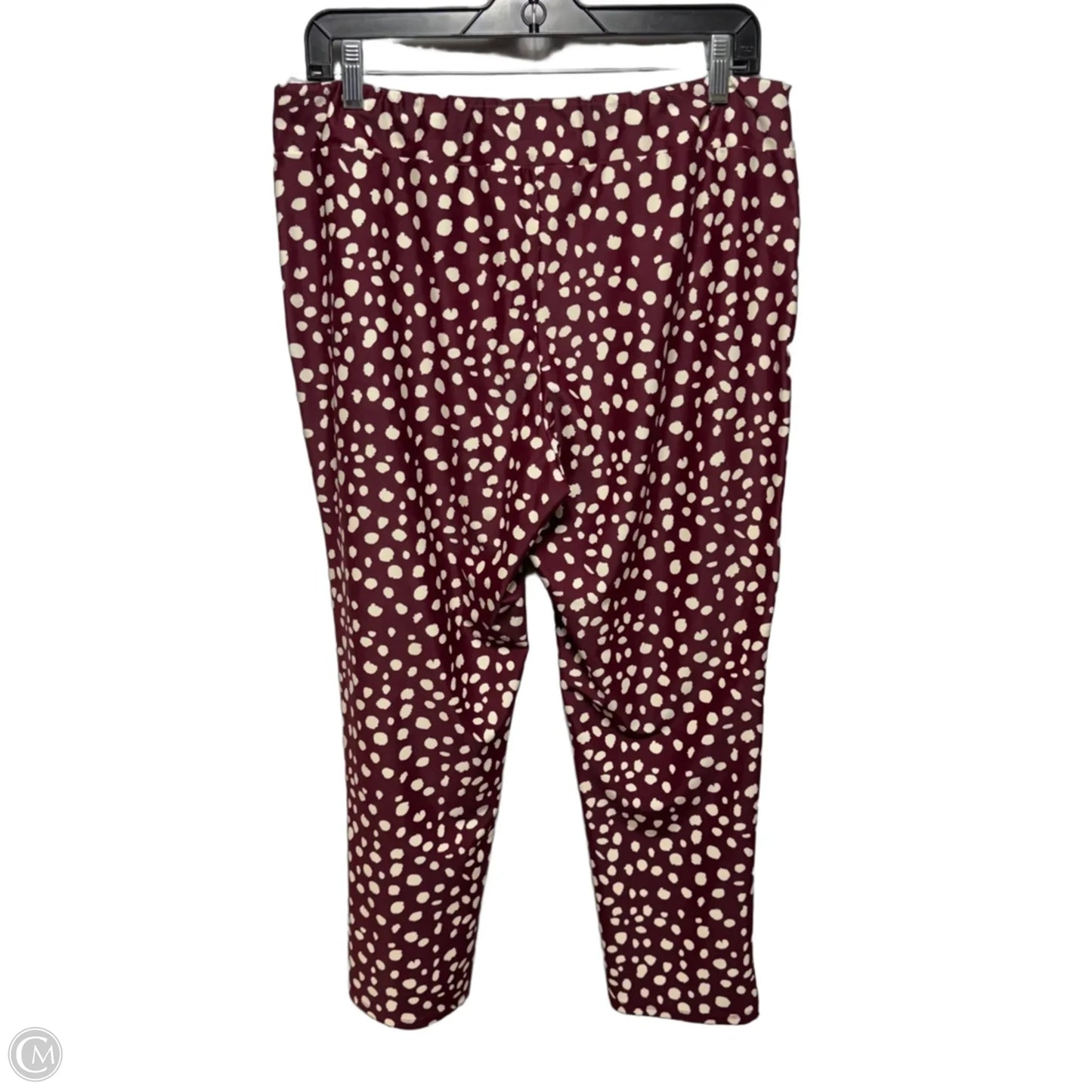 Pants Lounge By Jude Connally In Maroon, Size: L