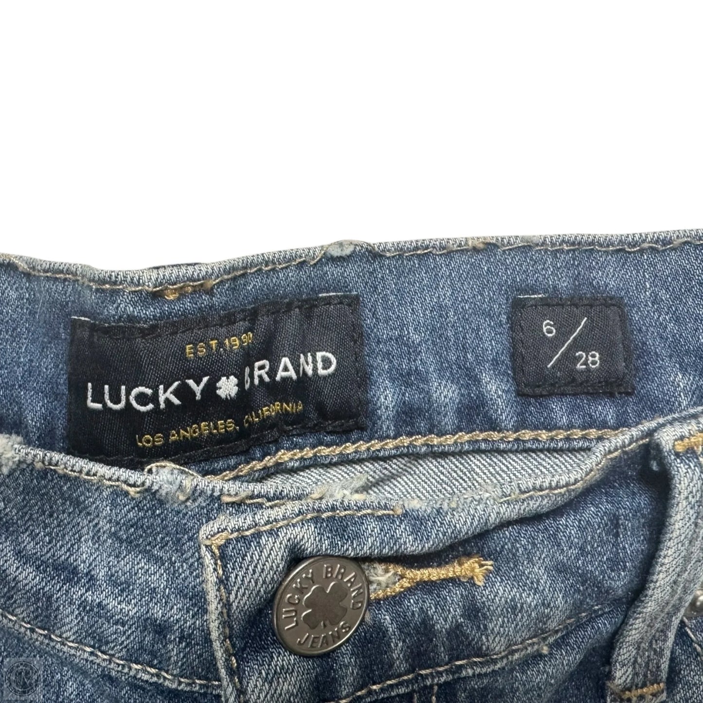 Ava Skinny Jeans By Lucky Brand In Blue Denim, Size: 6/28