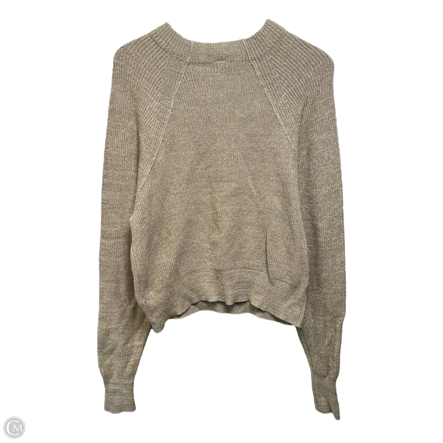 Too Good Pullover Sweater By Free People In Heathered Beige, Size: M