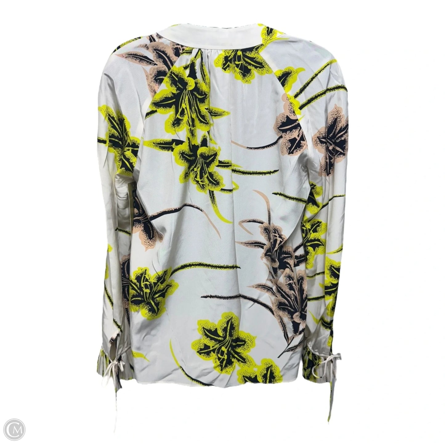 Blouse Designer By Derek Lam In Floral Print, Size: 0