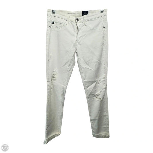 The Legging Super Skinny Ankle Jeans By Adriano Goldschmied In White, Size: 2/26 R