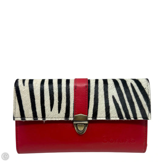 Ollie Leather Clutch Wallet By Soruka, Size: Large