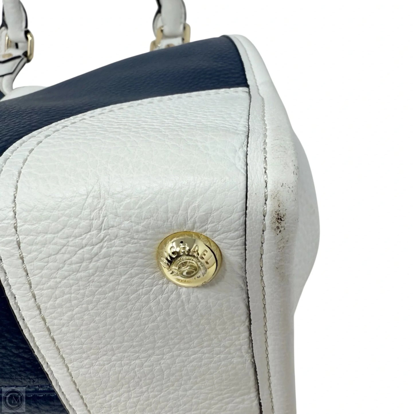 Hudson Leather Shoulder Bag By Michael By Michael Kors, Size: Medium