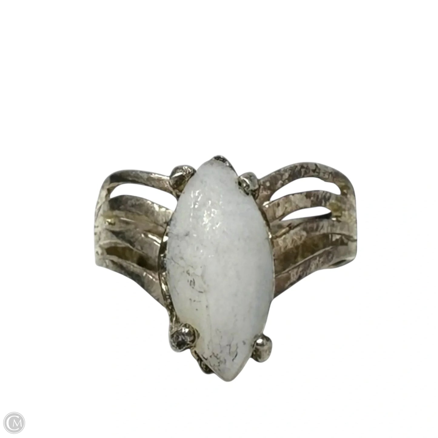 Vintage Sterling Silver & Stone Ring, Size: 7