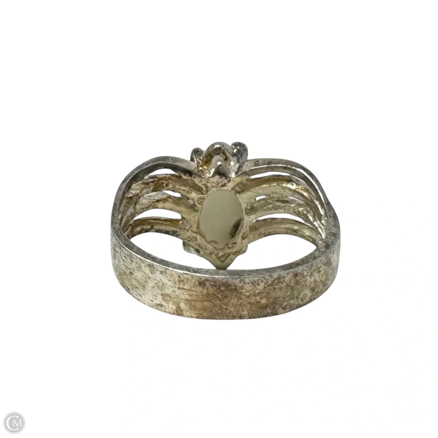 Vintage Sterling Silver & Stone Ring, Size: 7