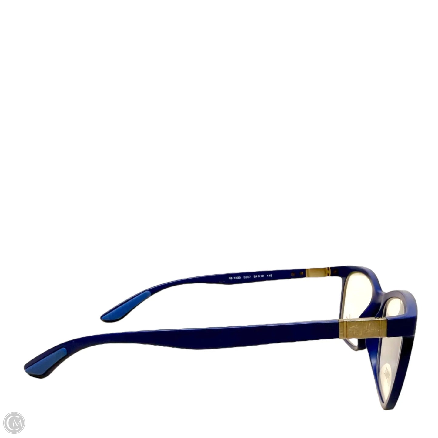 RB7230 Optics Eyeglasses In Matte Sand Blue Designer By Ray Ban