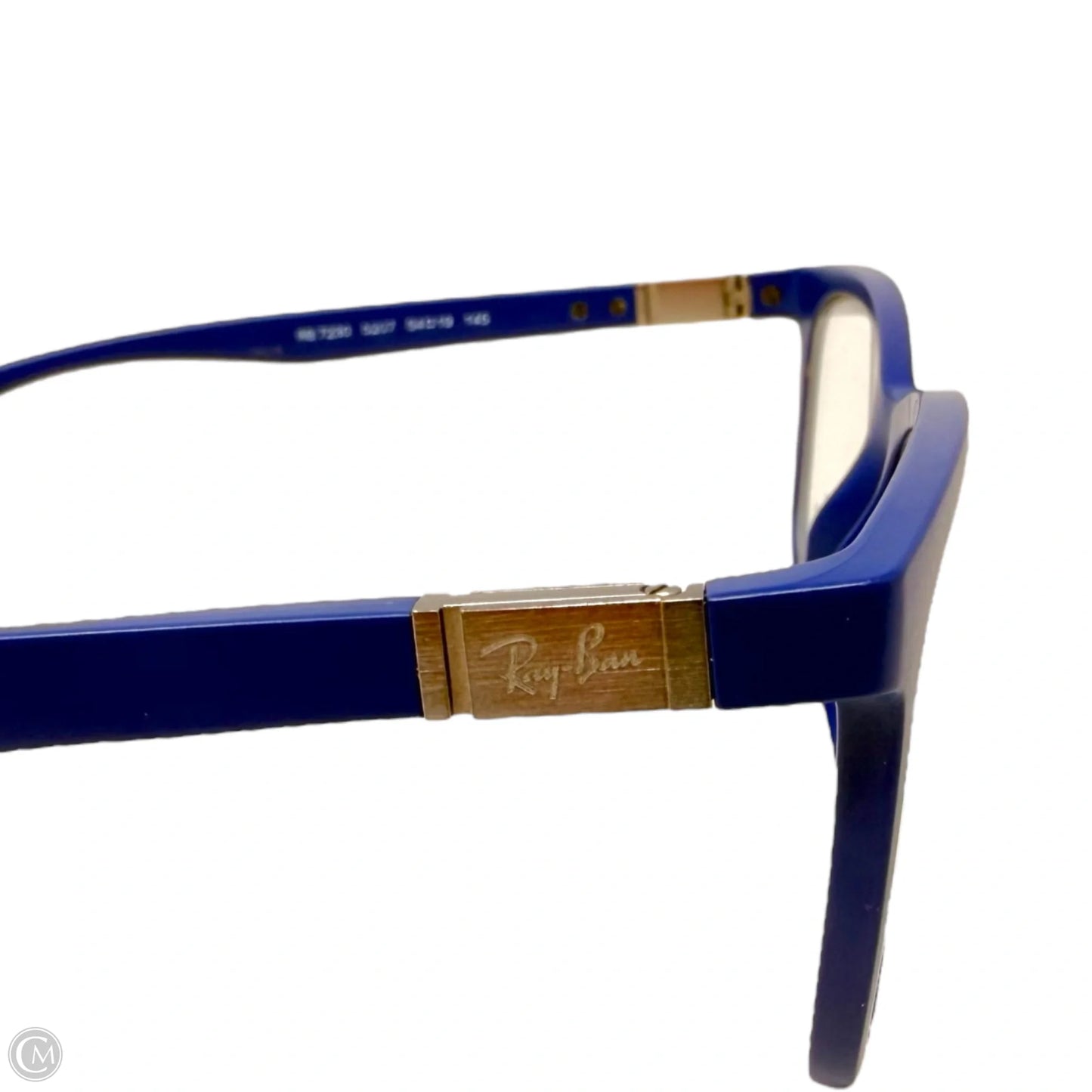 RB7230 Optics Eyeglasses In Matte Sand Blue Designer By Ray Ban