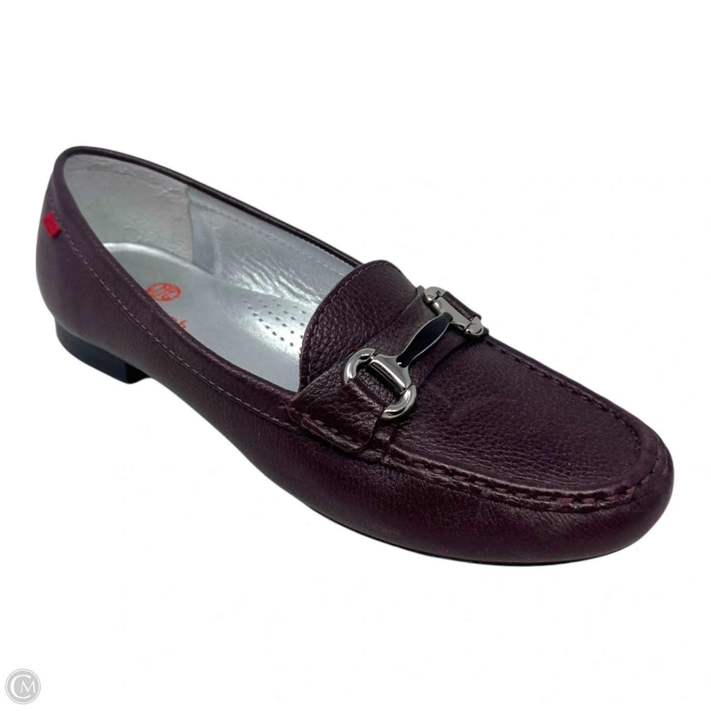 Grand St Loafers By Marc Joseph In Maroon, Size: 10.5