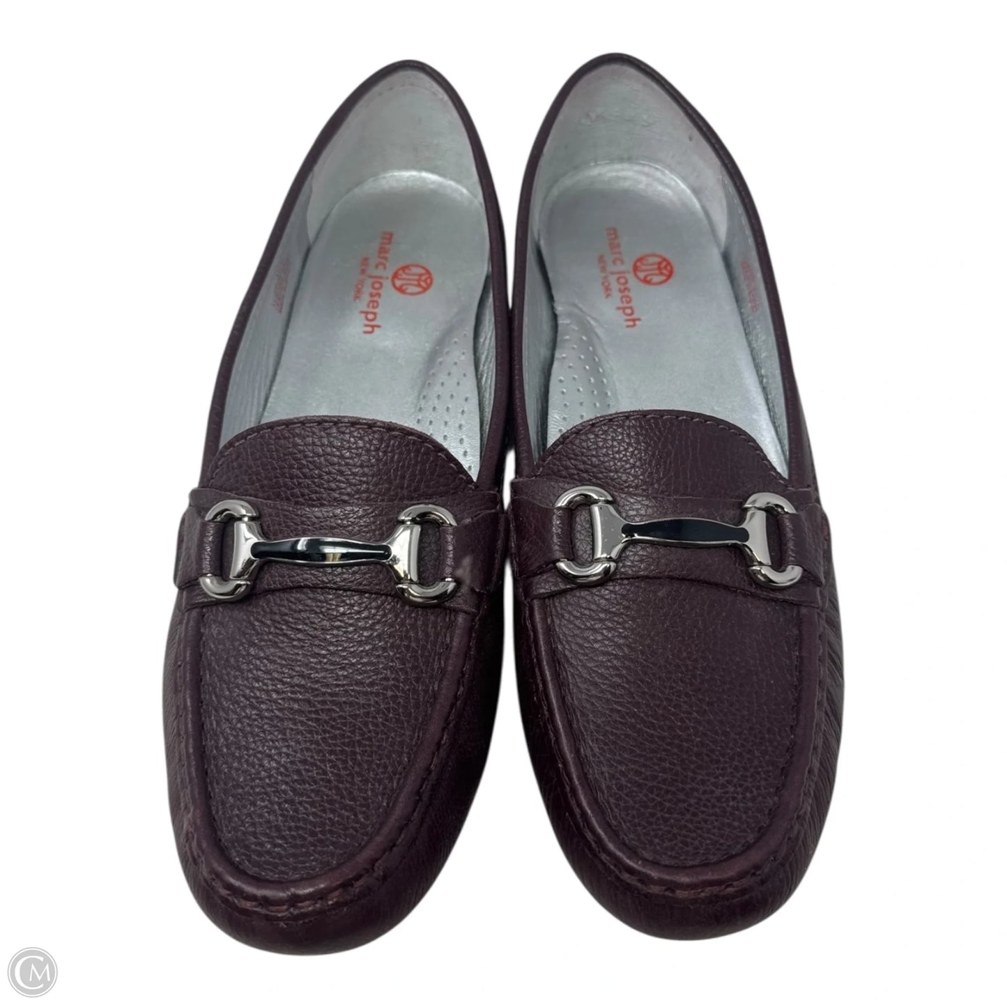 Grand St Loafers By Marc Joseph In Maroon, Size: 10.5